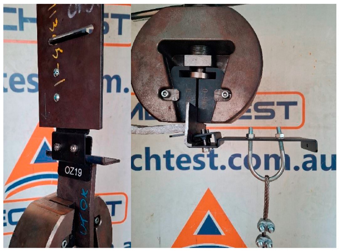 2x OZ19 Awning Gutter Mount Bracket