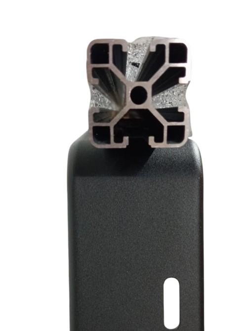 8x OZ4040 Black Anodized 6063-T5 Aluminium Extrusion T-Slot Profile