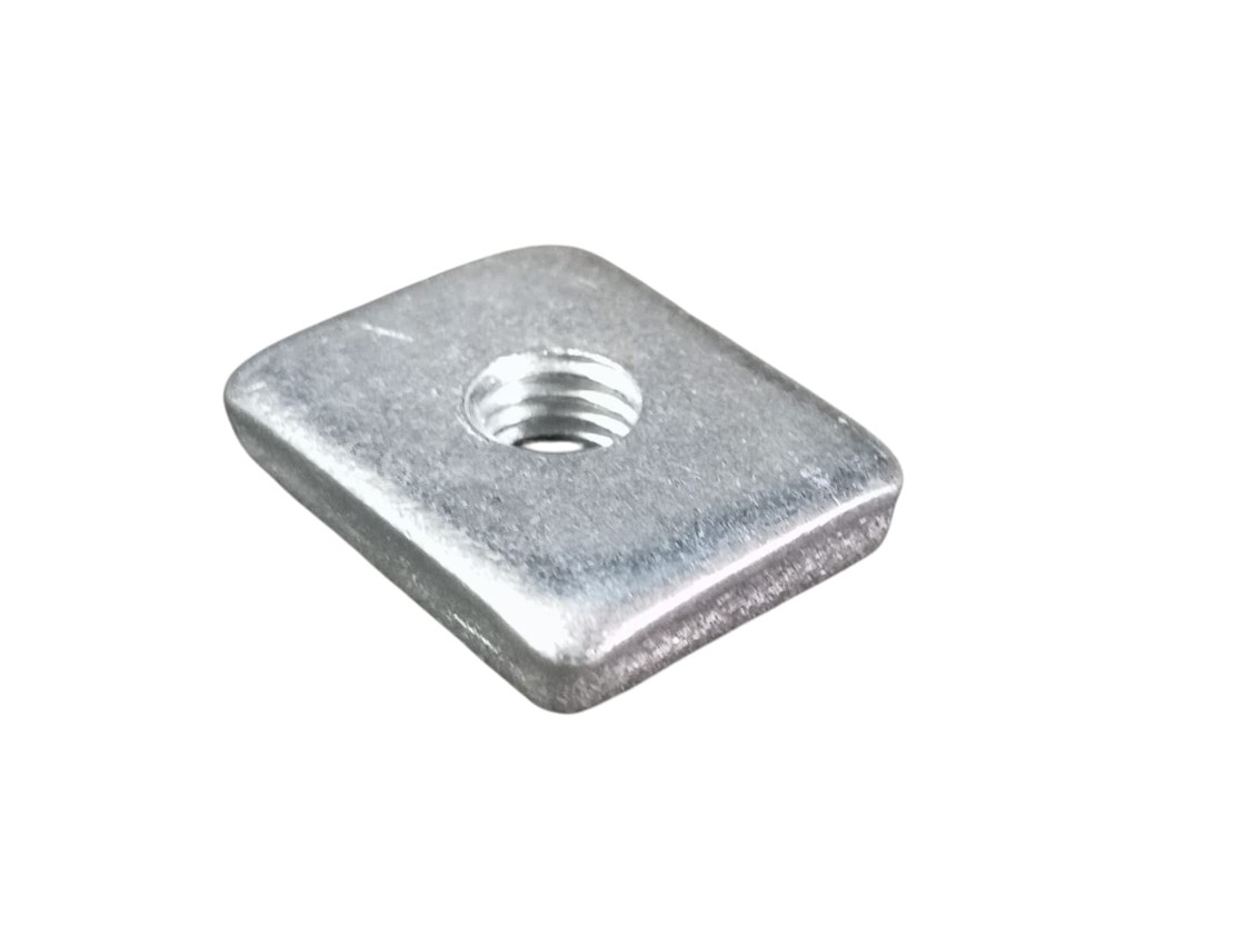 1x OzNut M8 Channel Nut Mild Steel Zinc Plated 4mm thickness