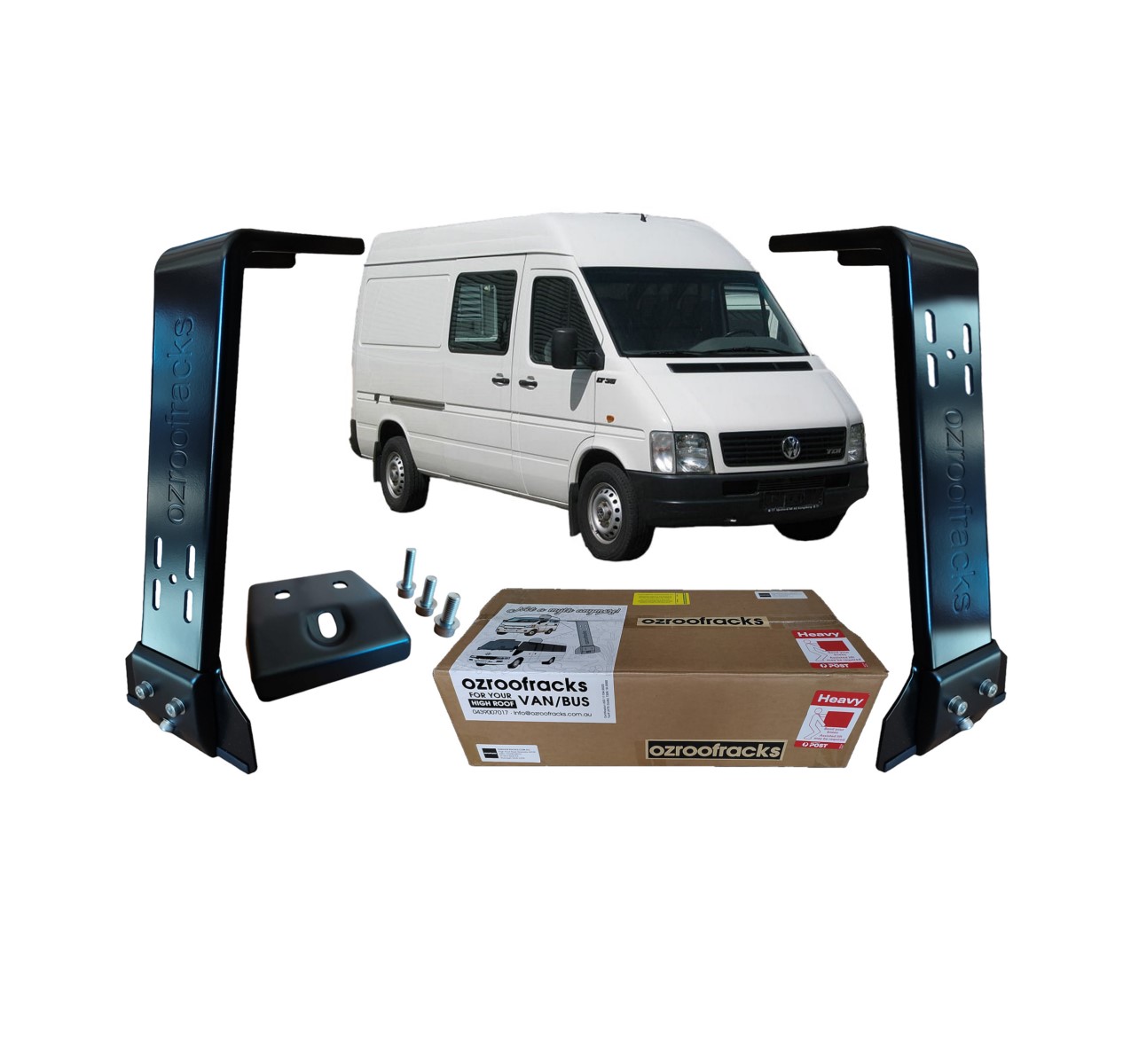 2x OZ44 Carbon Steel Brackets 44CM Ozroofracks